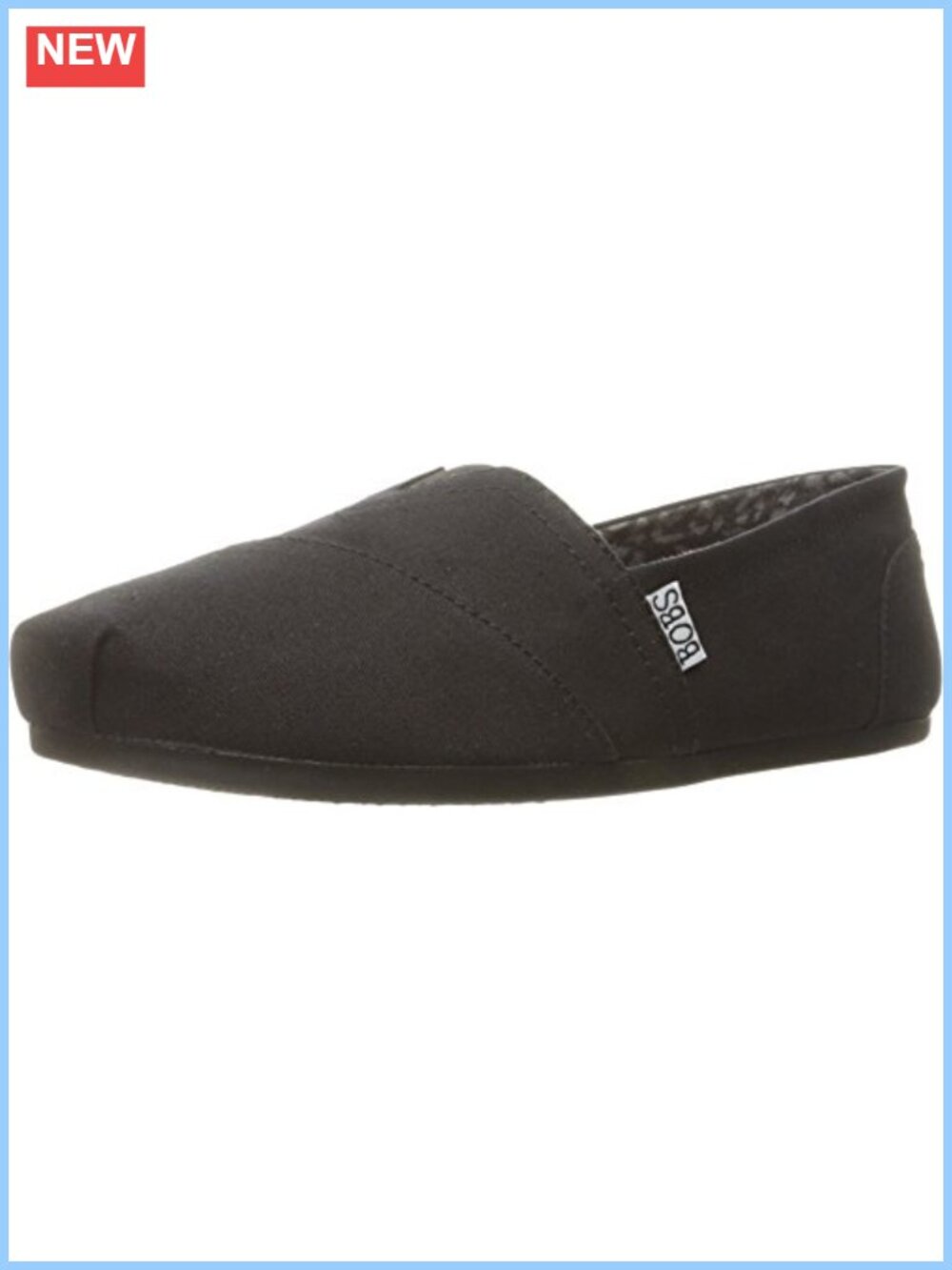 Memory Foam Slip-On Flats Vegan Canvas Comfort Casual Shoes